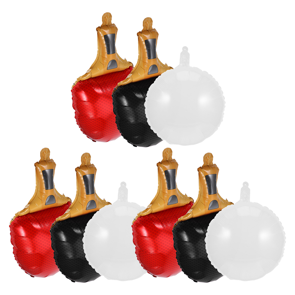 Table Tennis Single - 9pcs Table Reusable Foil Sports Theme