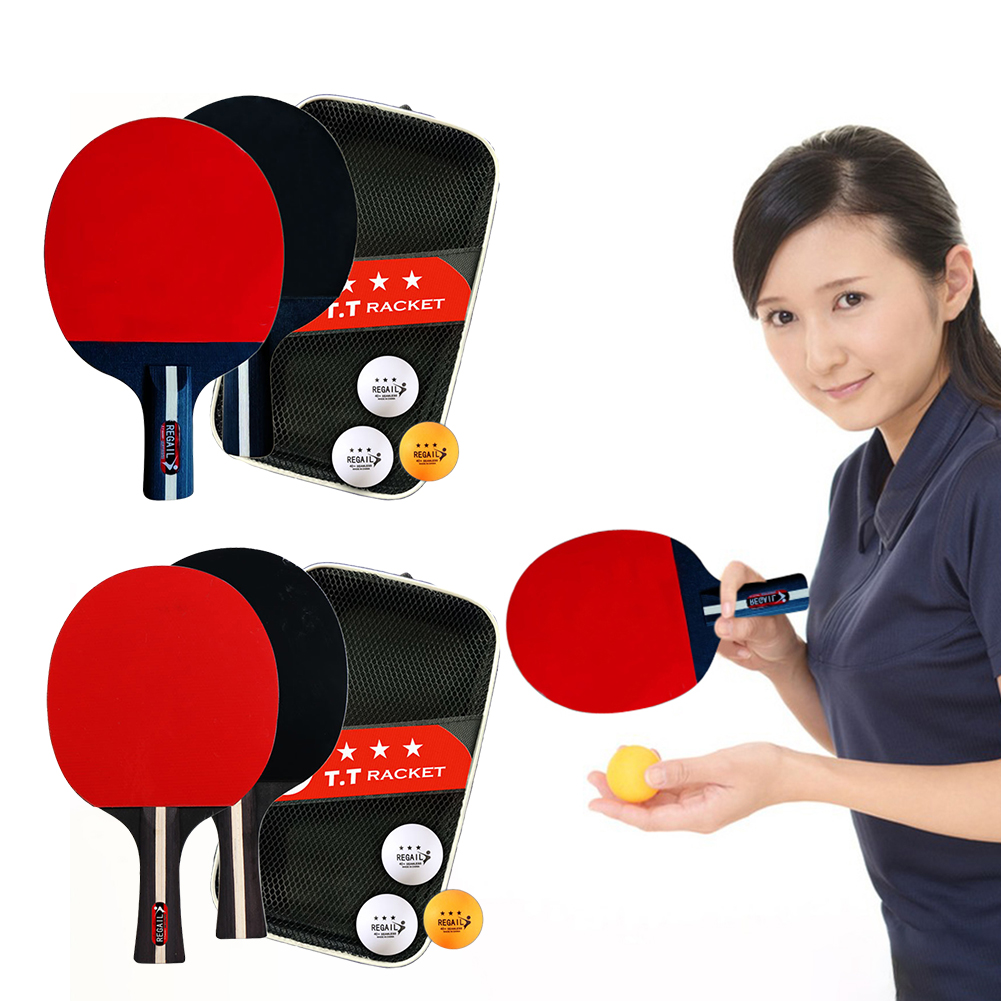 Table Tennis Single - Table Tennis Racket 2 Rackets &