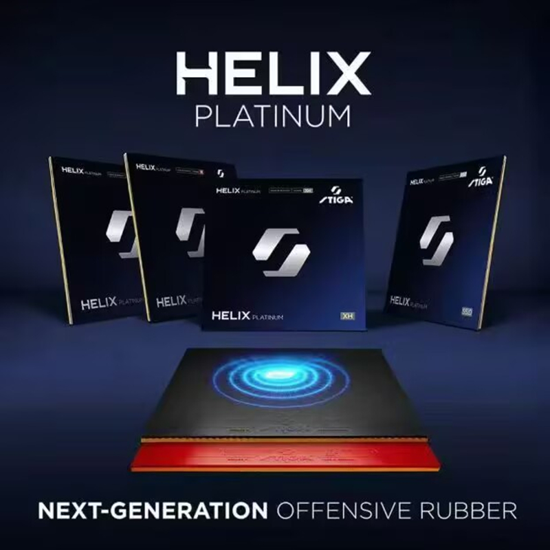 Table Tennis Xu Xin - STIGA HELIX Platinum Table Tennis Rubber
