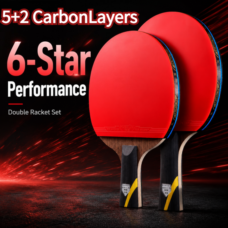 Table Tennis Bat Butterfly - 6 Star Carbon Table Tennis Super