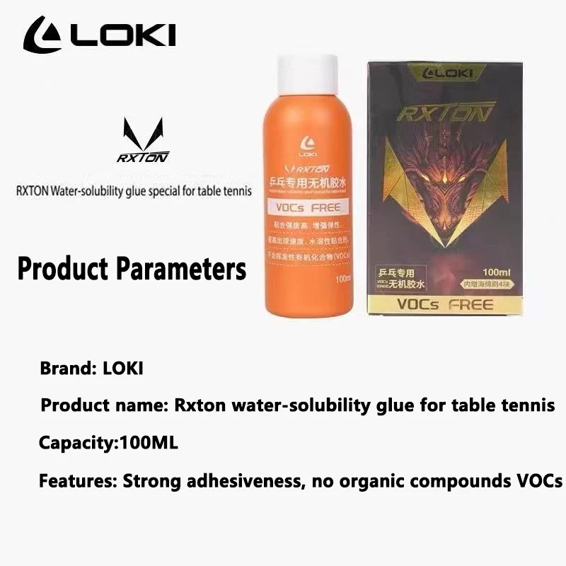 LOKI Waterbased Glue 100ml Wat – Table Tennis Loki recenzja i cena
