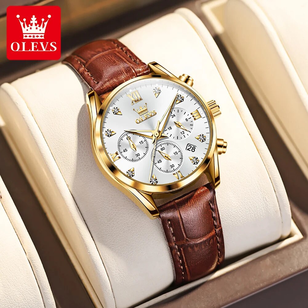 OLEVS 5523 Women's Watches Lea – Edge Tape Roll recenzja i cena