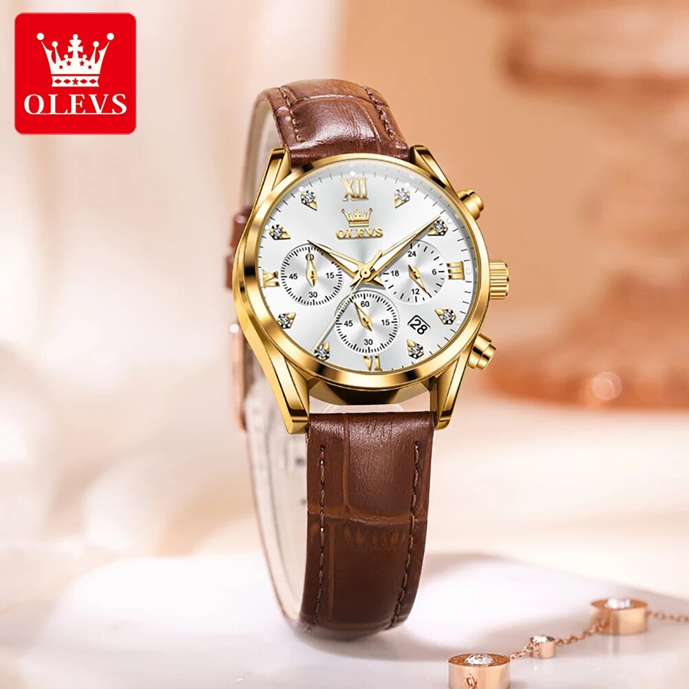 OLEVS 5523 Women's Watches Lea – Edge Tape Roll recenzja i cena