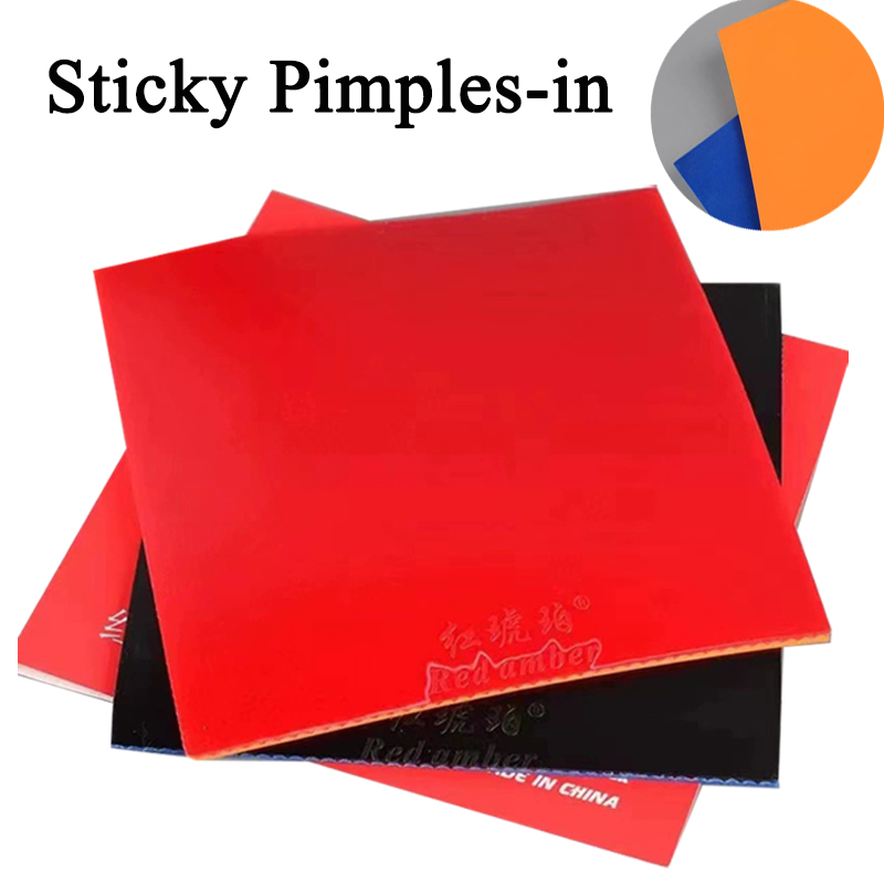 Red Amber Sticky Table Tennis  – Table Tennis Training recenzja i cena