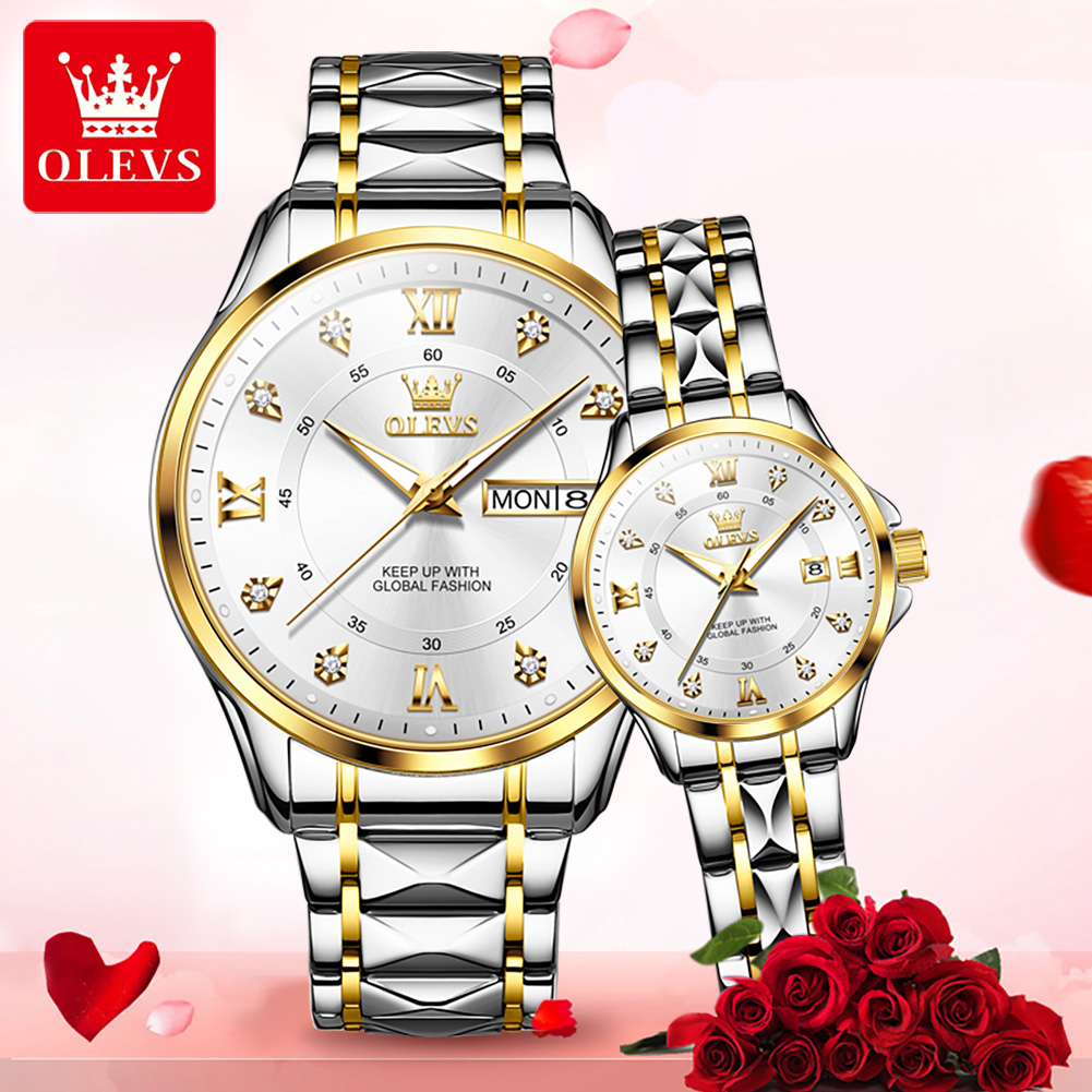 OLEVS 2906 Couple Watch Origin – Edge Tape Roll recenzja i cena