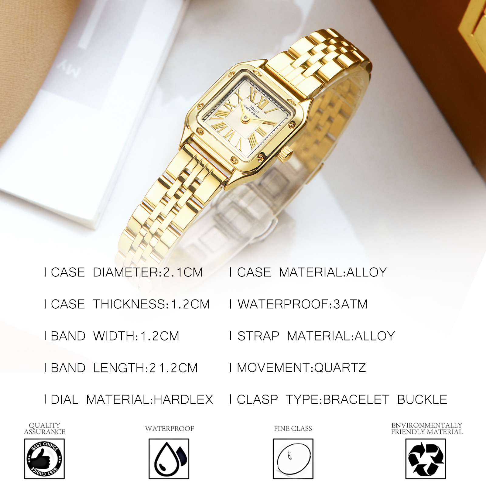 IBSO Luxury 2026 Women Quartz  – Edge Tape Roll recenzja i cena