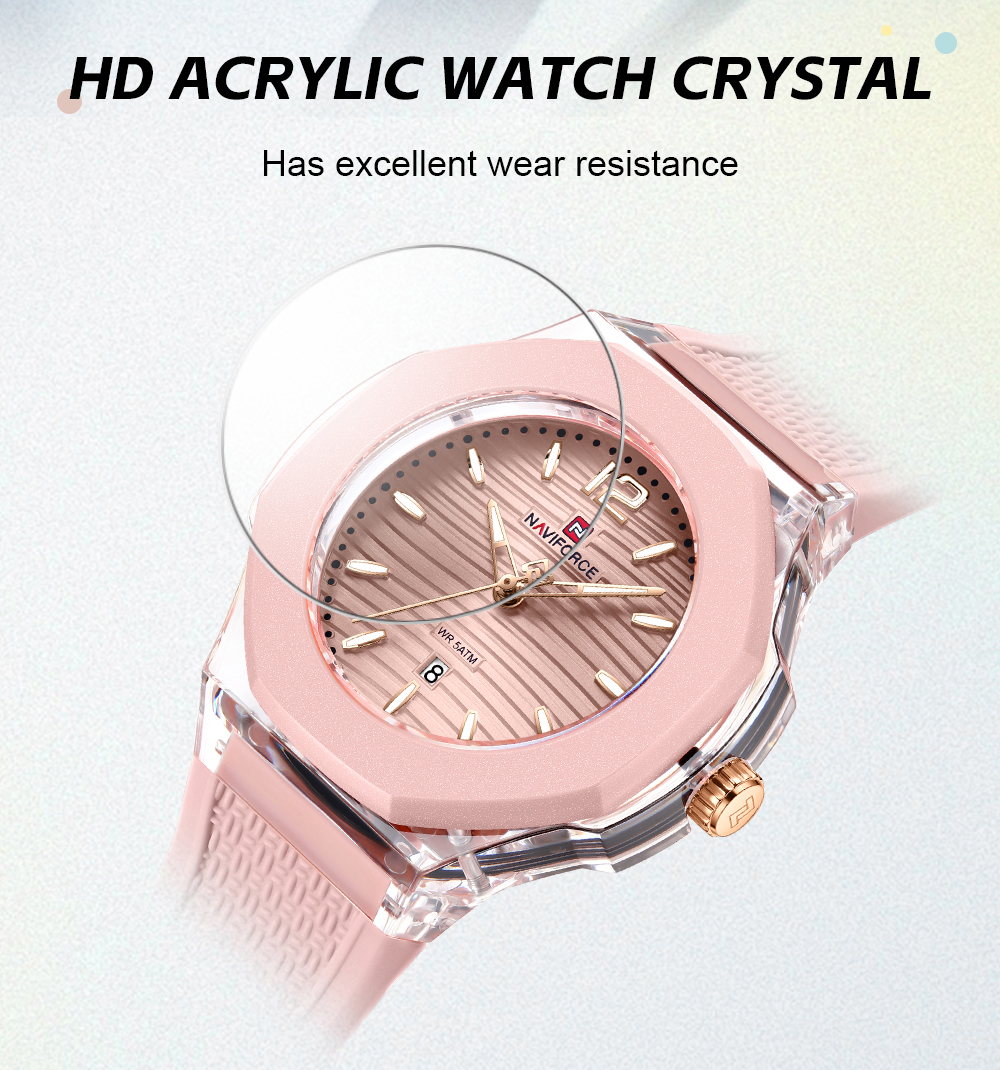 NAVIFORCE Women's Quartz Watch – Edge Tape Roll recenzja i cena