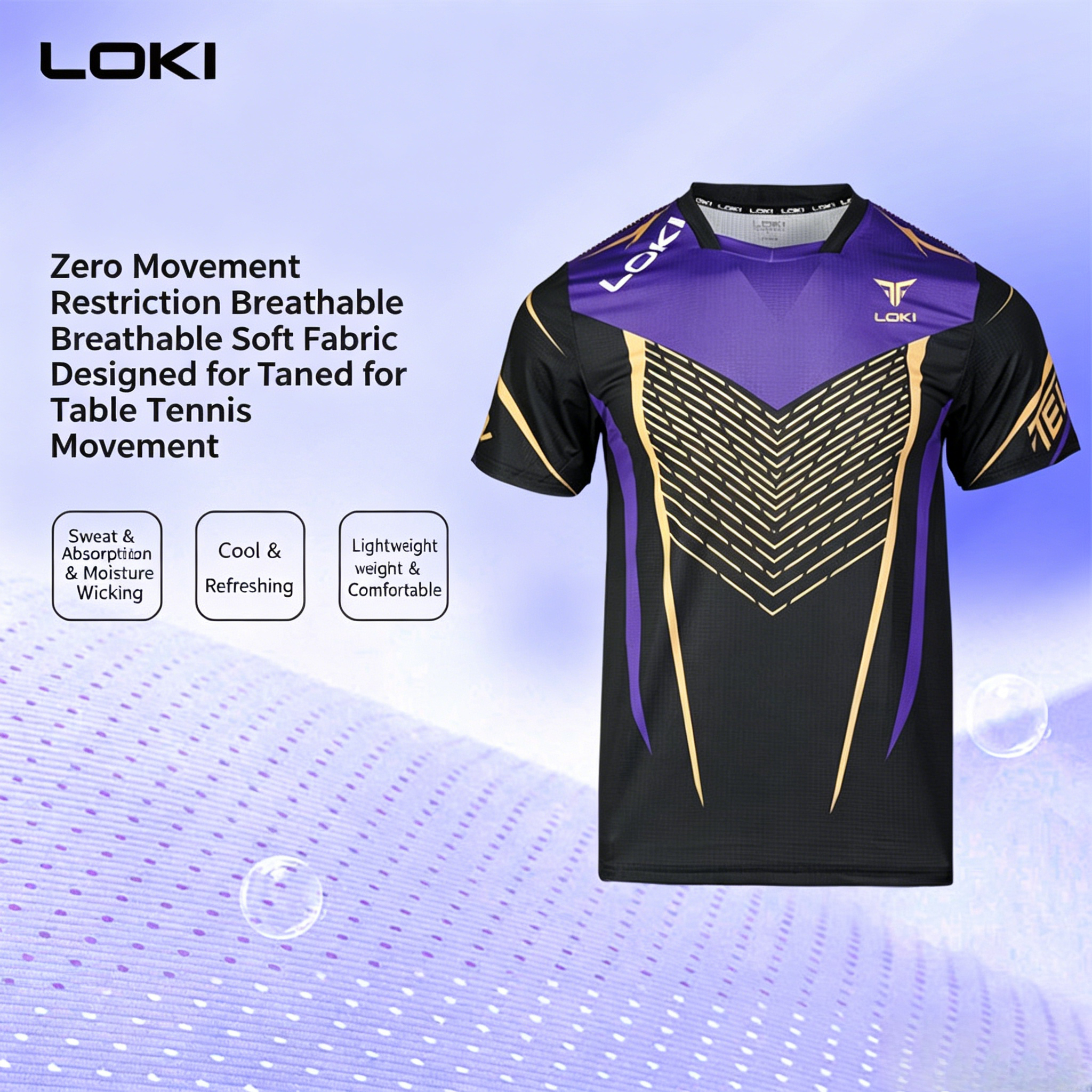 Original LOKI Kids Ping Pong J – Table Tennis Jersey recenzja i cena