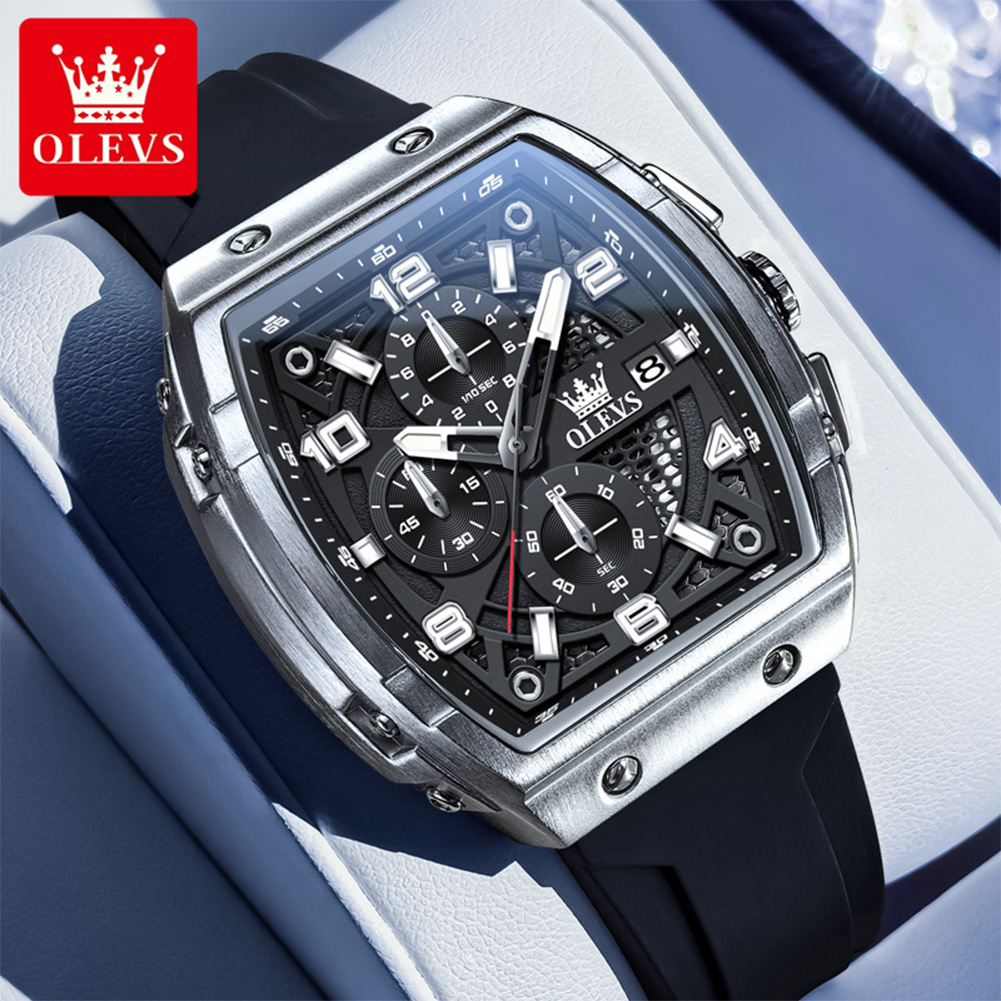 OLEVS Men Watches 2976 Luxury  – Edge Tape Roll recenzja i cena