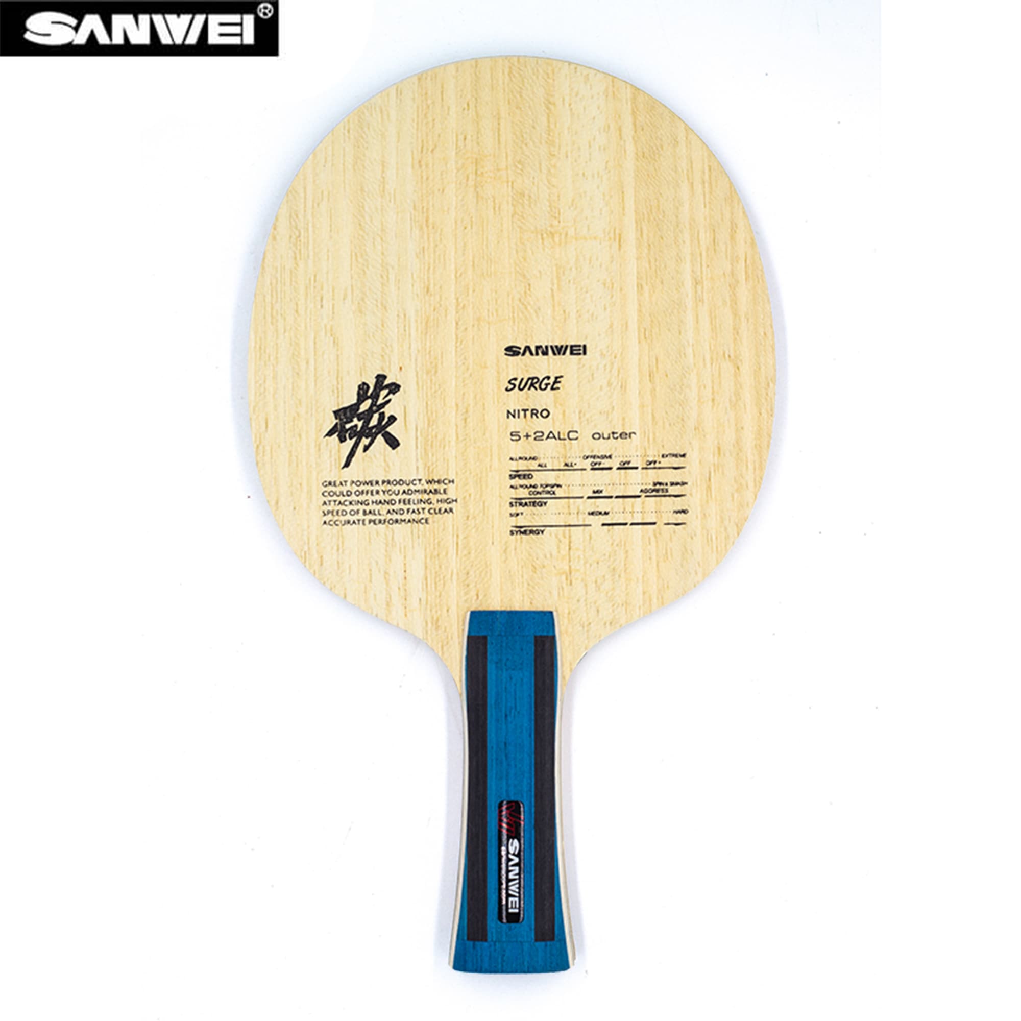 SANWEI Nitro ALC Table Tennis  – Xiom Blade Table Tennis recenzja i cena