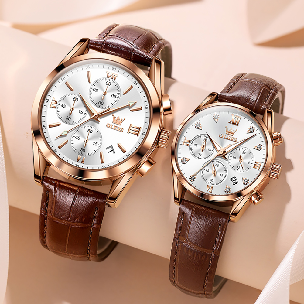 OLEVS Couple Watch for Men Wom – Edge Tape Roll recenzja i cena