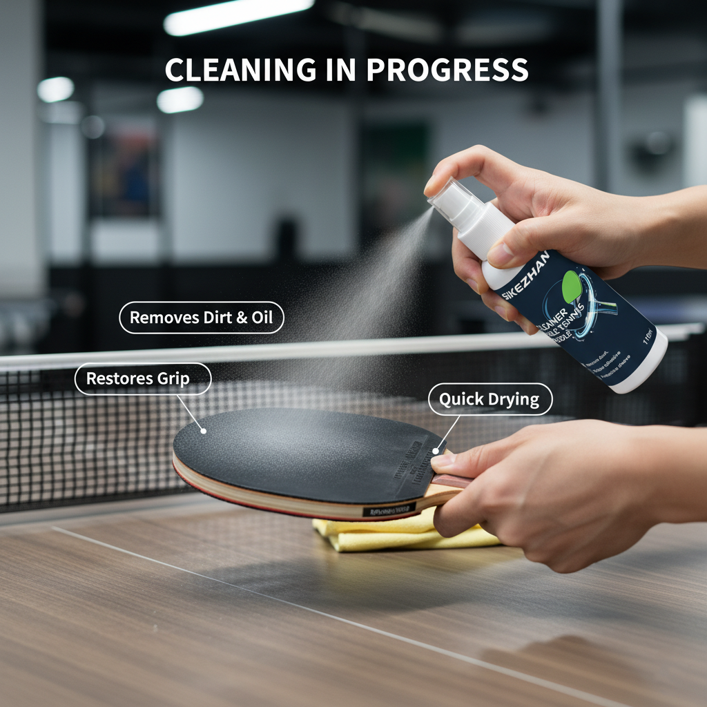 Ping Pong Paddle Cleaner Spray – Table Tennis Club recenzja i cena