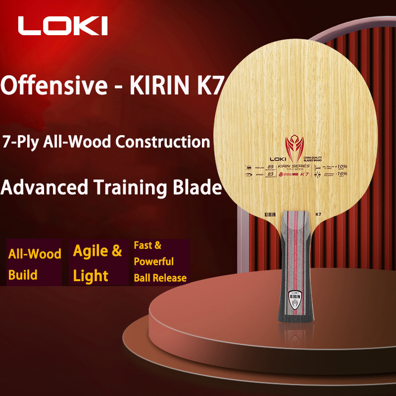 LOKI 7Ply Pure Wood Ping Pong  – Table Tennis Loki recenzja i cena