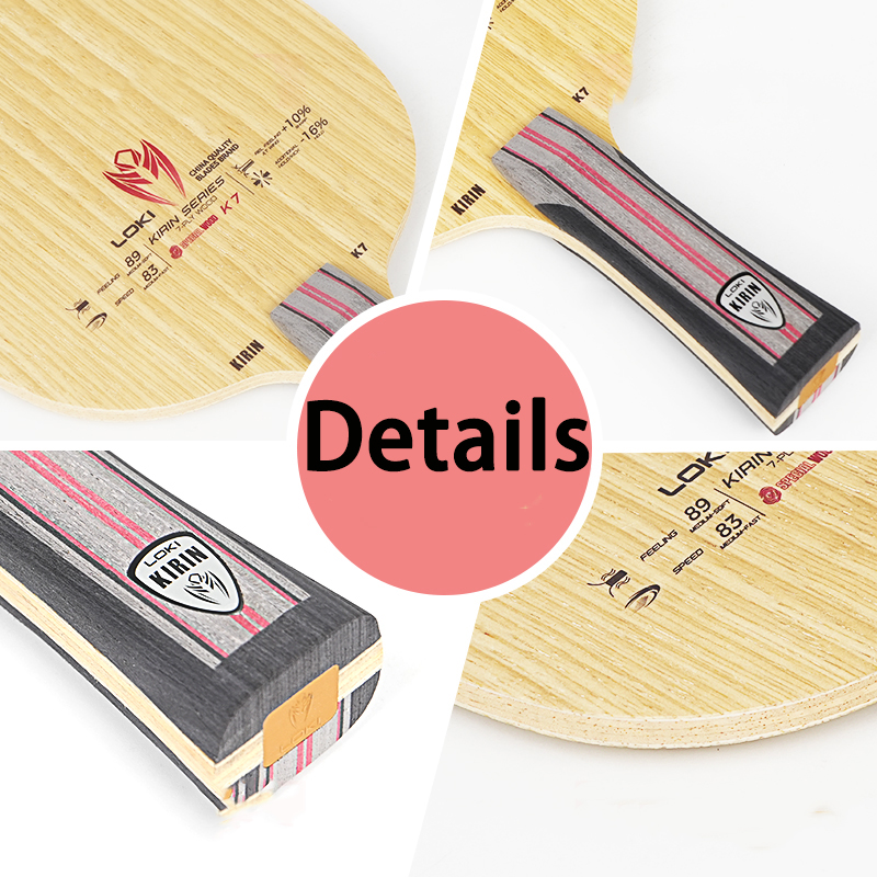 LOKI 7Ply Pure Wood Ping Pong  – Table Tennis Loki recenzja i cena