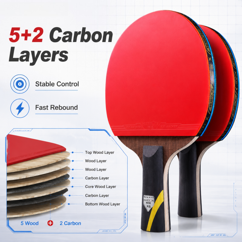 6 Star Carbon Table Tennis Sup – Table Tennis Bat Butterfly recenzja i cena