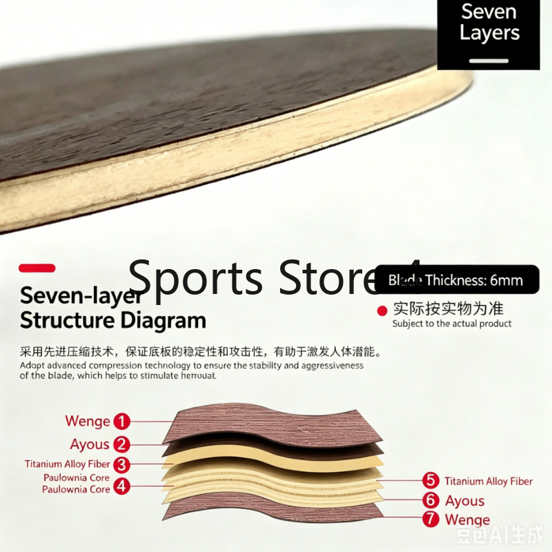Japanese/Chinese Penhold Table – Table Tennis Xu Xin recenzja i cena