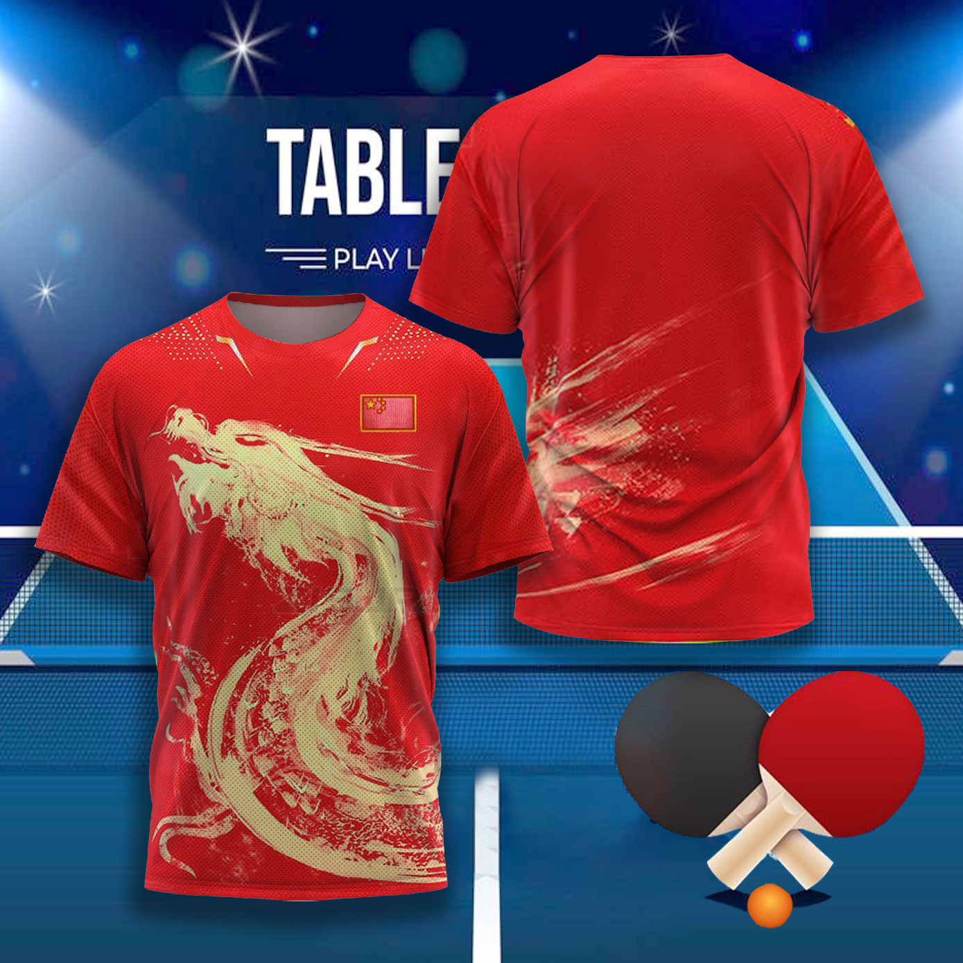CHINA Dragon Table Tennis Grap – Table Tennis Xu Xin recenzja i cena