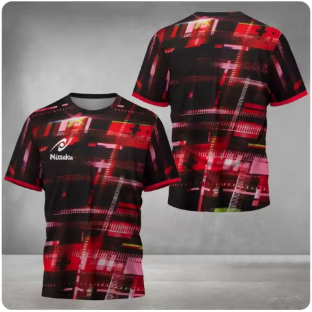 Nittaku Table Tennis T-shirt V – Table Tennis Xu Xin recenzja i cena