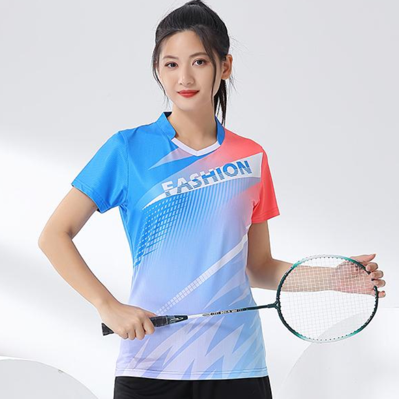 Women Badminton Shirt Print Go – Table Tennis Jersey recenzja i cena