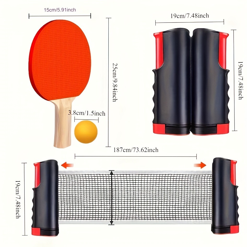 Portable Table Tennis Set with – Table Tennis Bat Butterfly recenzja i cena