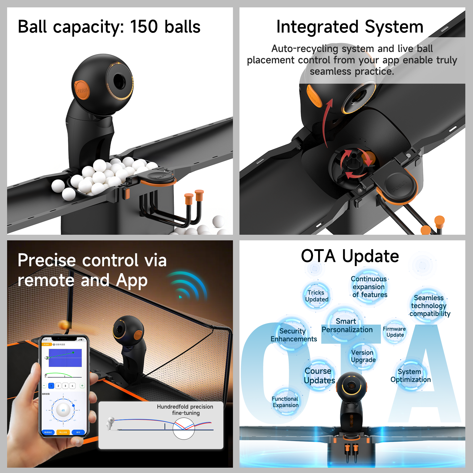 Table Tennis Robot with Ball R – Table Tennis Trainer recenzja i cena