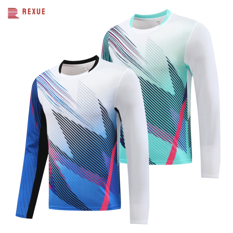 Long Sleeve Badminton Shirt Un – Table Tennis Jersey recenzja i cena
