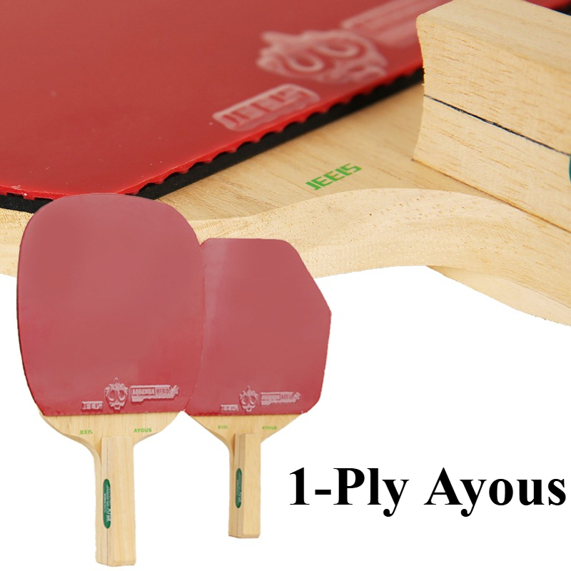 JEELS Japanese 1-Ply Ayous Woo – Table Tennis Training recenzja i cena