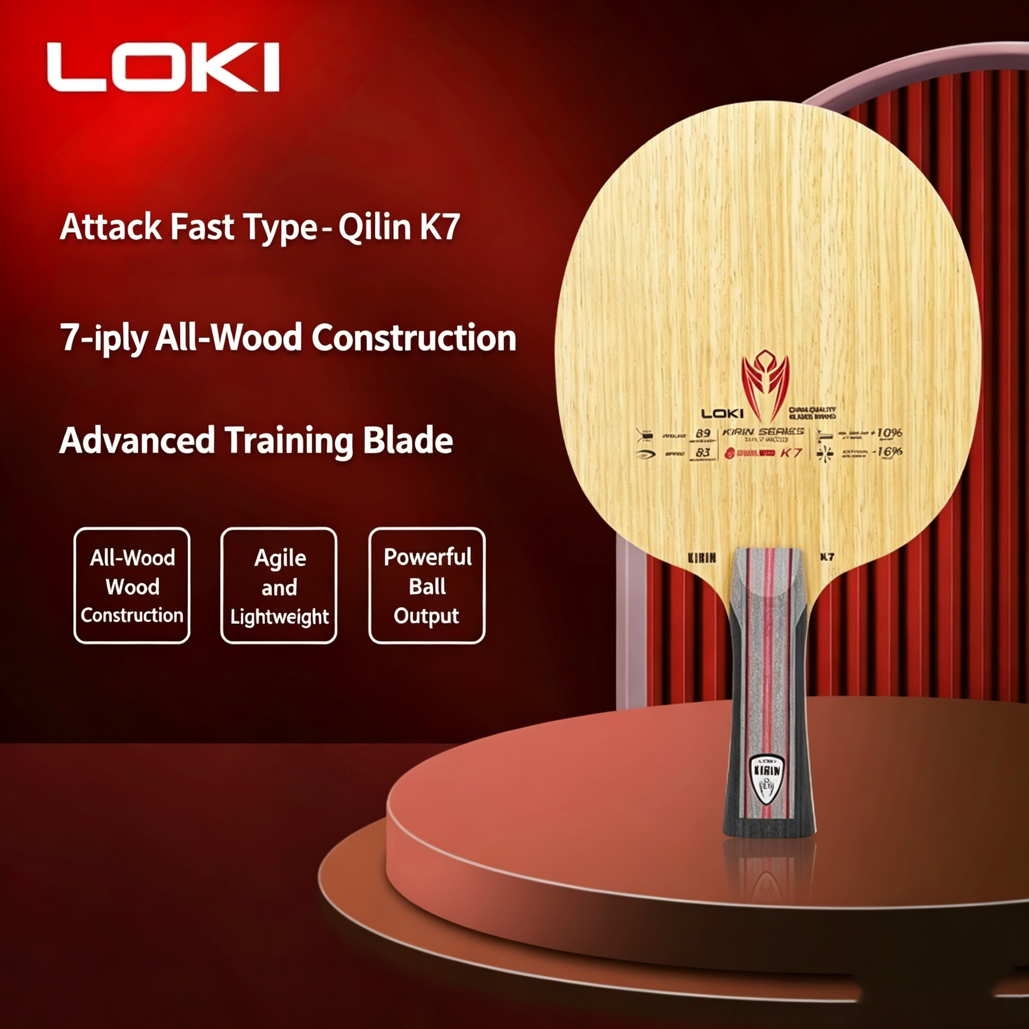 LOKI KIRIN Series Table Tennis – Table Tennis Loki recenzja i cena